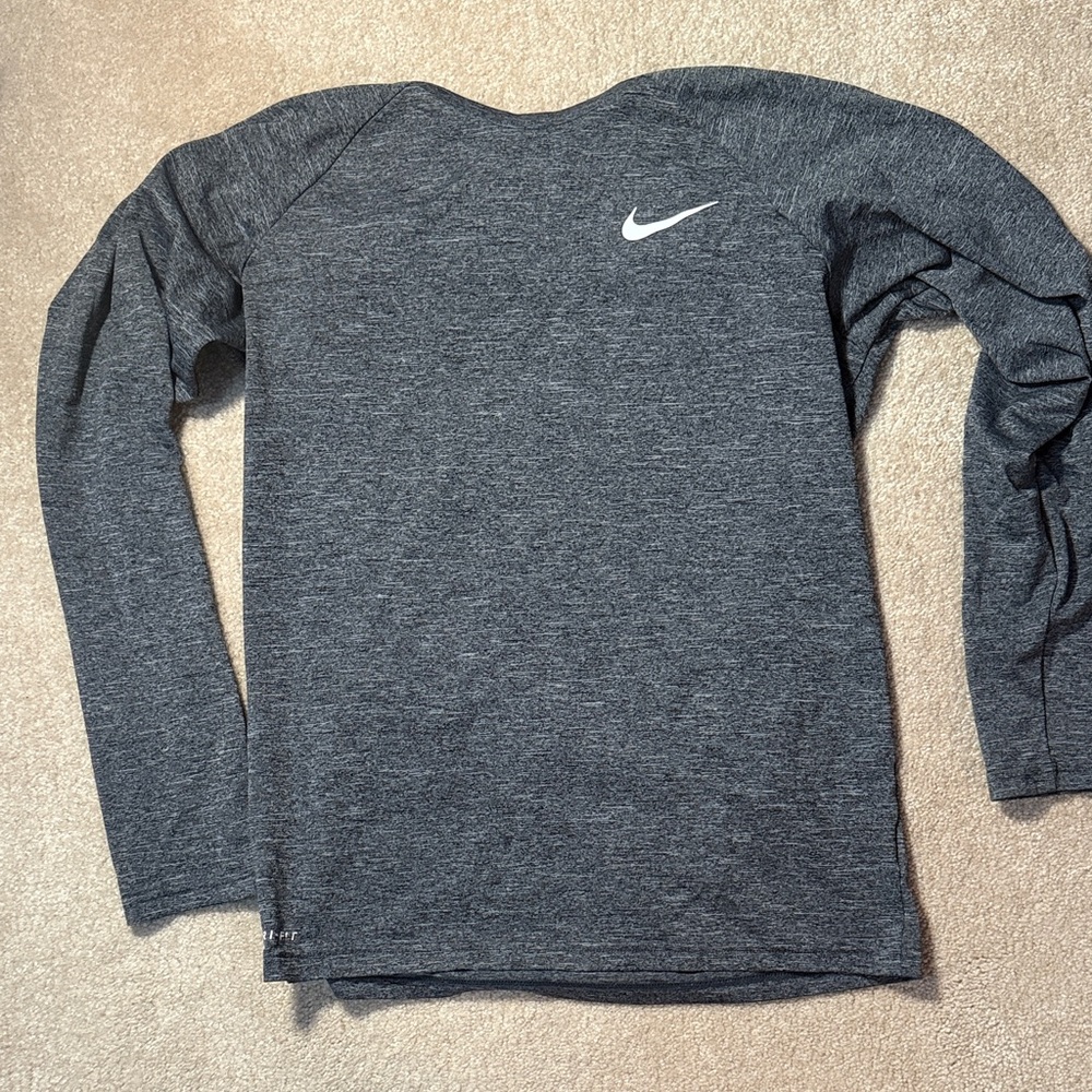 Nike Dark Gray Long Sleeve Top